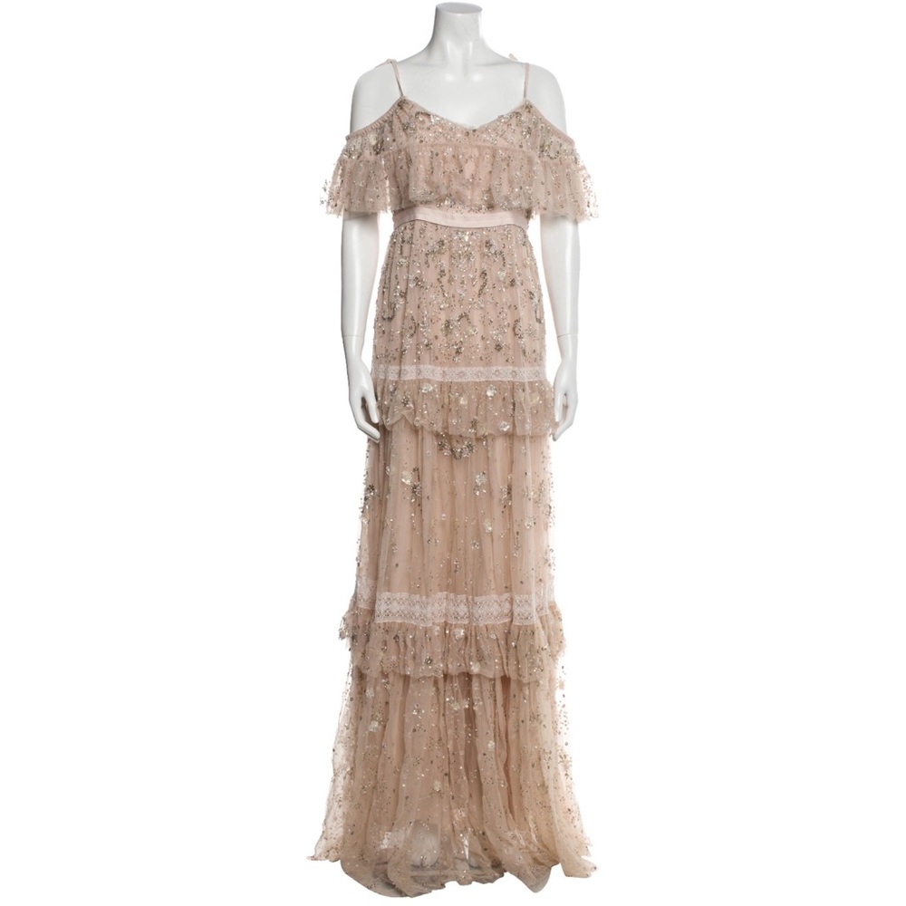 Needle & Thread Blush Embellished Maxi Dress